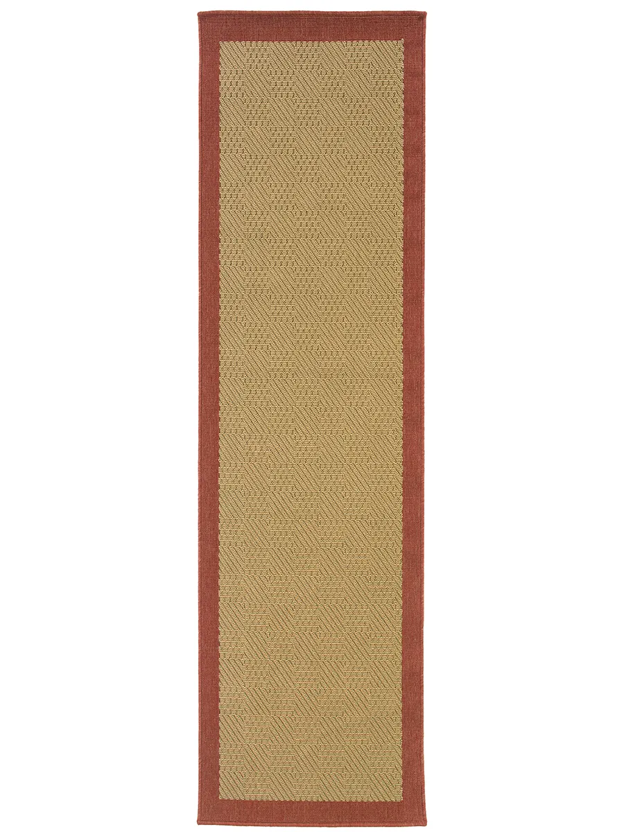 Lanai 2'3" x 7'6" Beige Rug