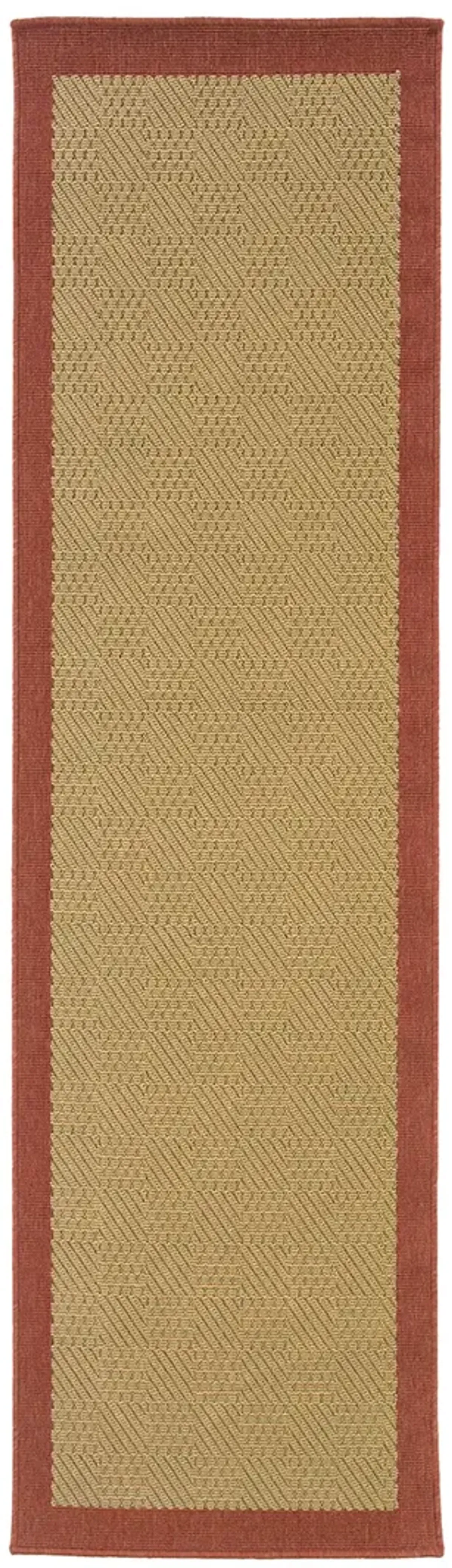 Lanai 2'3" x 7'6" Beige Rug