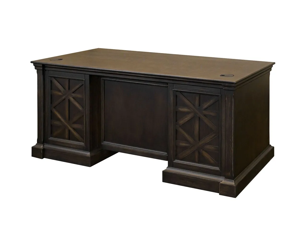 Traditional Double Pedestal Executive Desk