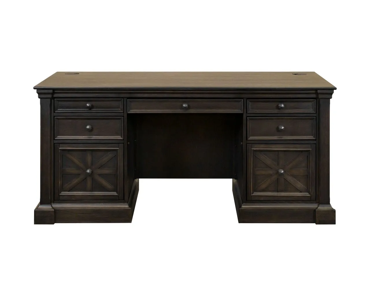 Traditional Double Pedestal Executive Desk