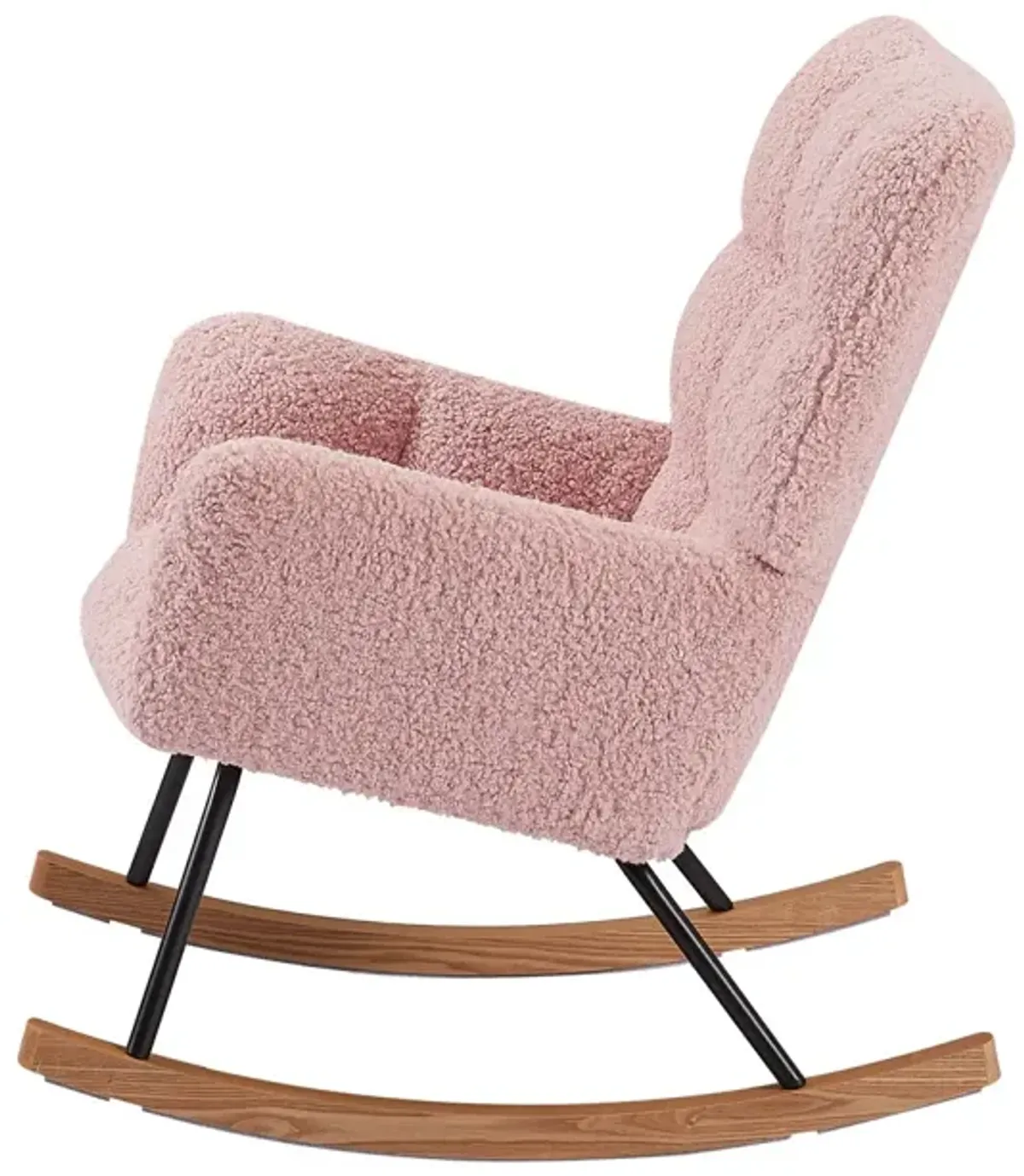 Comfortable Pink Nursing Chair for Baby and Reading