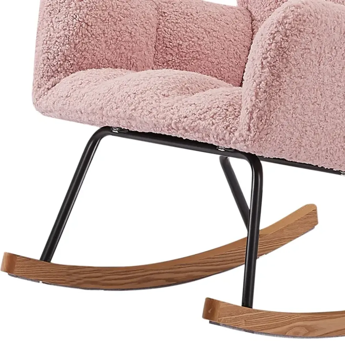 Comfortable Pink Nursing Chair for Baby and Reading