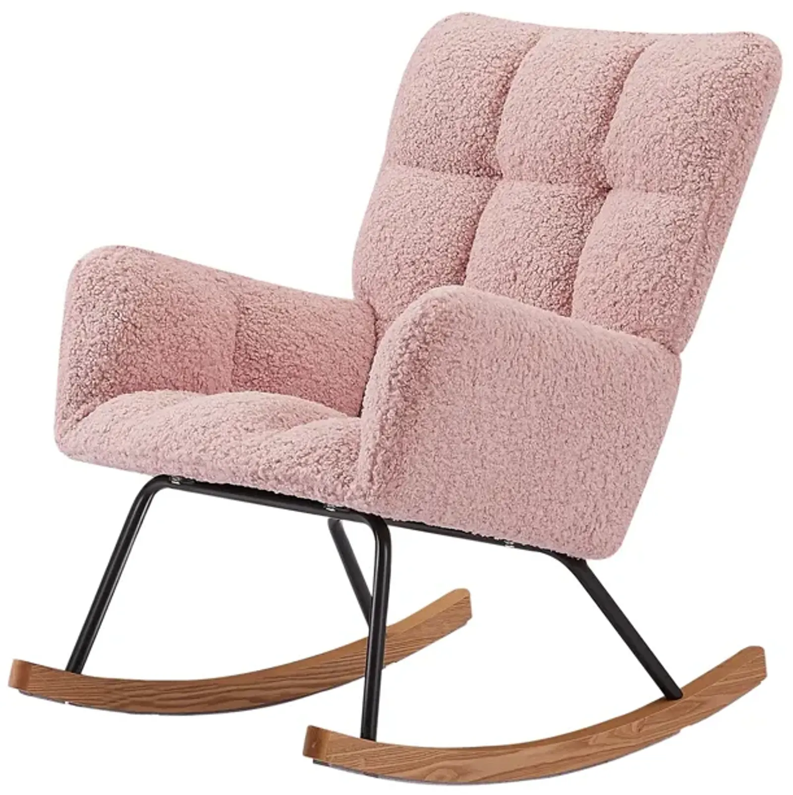 Comfortable Pink Nursing Chair for Baby and Reading