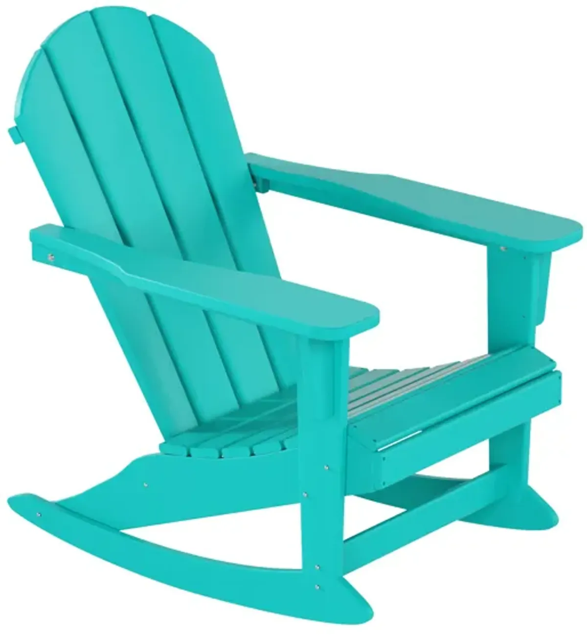 WestinTrends 3-Piece Outdoor Patio Rocking Adirondack Chairs with Side Table Set