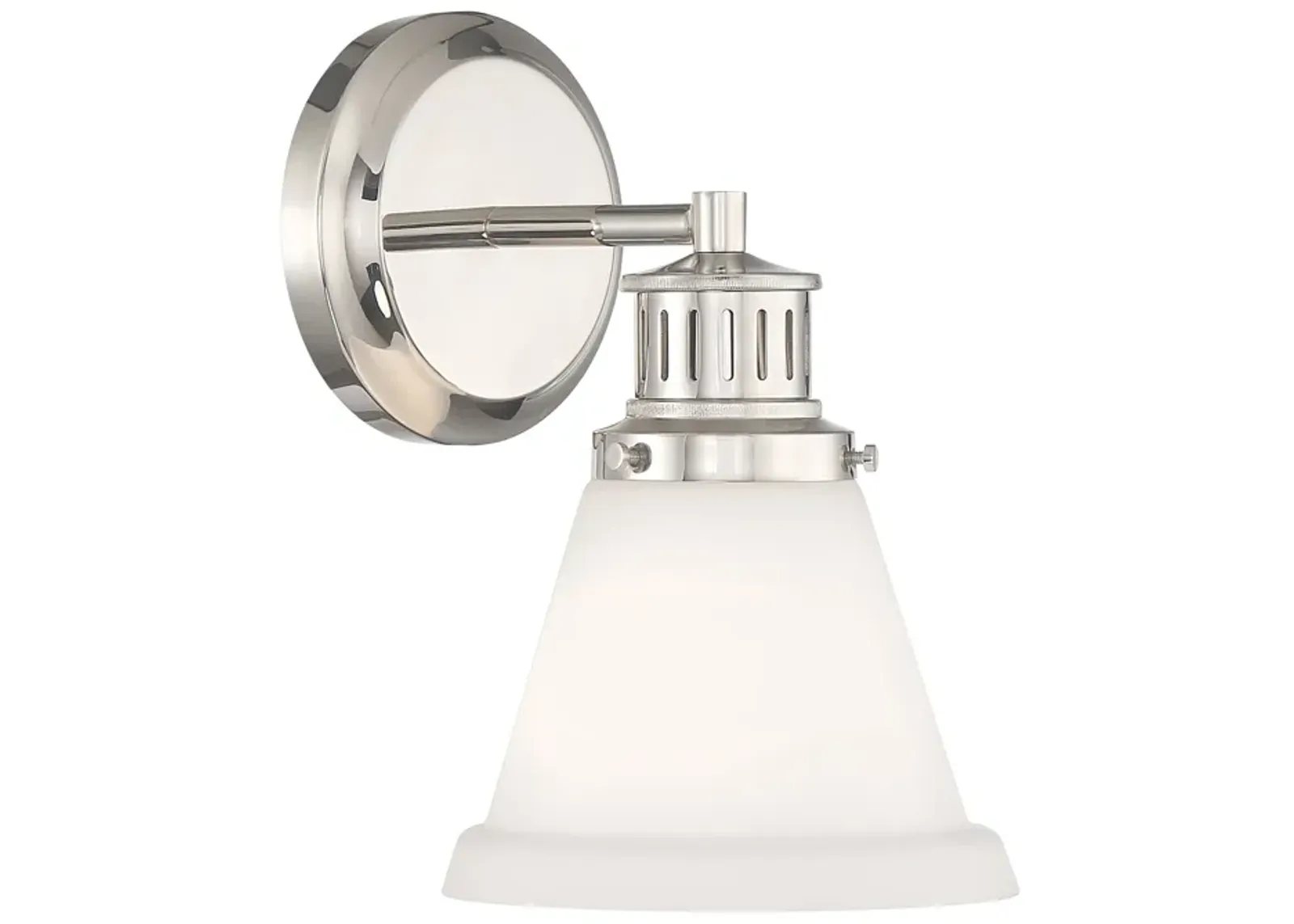 Alden Polished Nickel 6.5" Bath Light