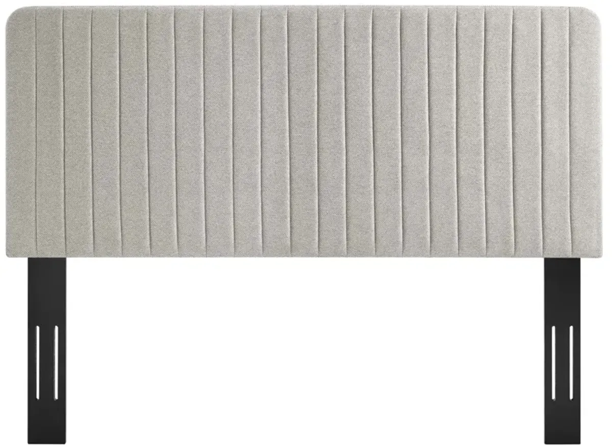 Modway - Milenna Channel Tufted Upholstered Fabric Full/Queen Headboard