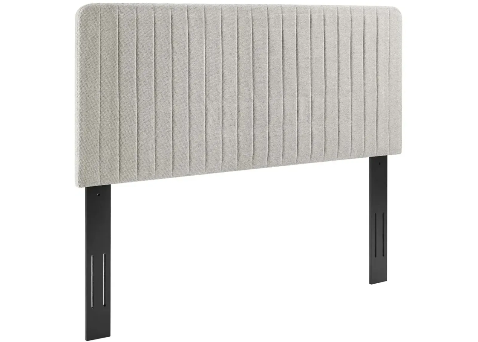 Modway - Milenna Channel Tufted Upholstered Fabric Full/Queen Headboard