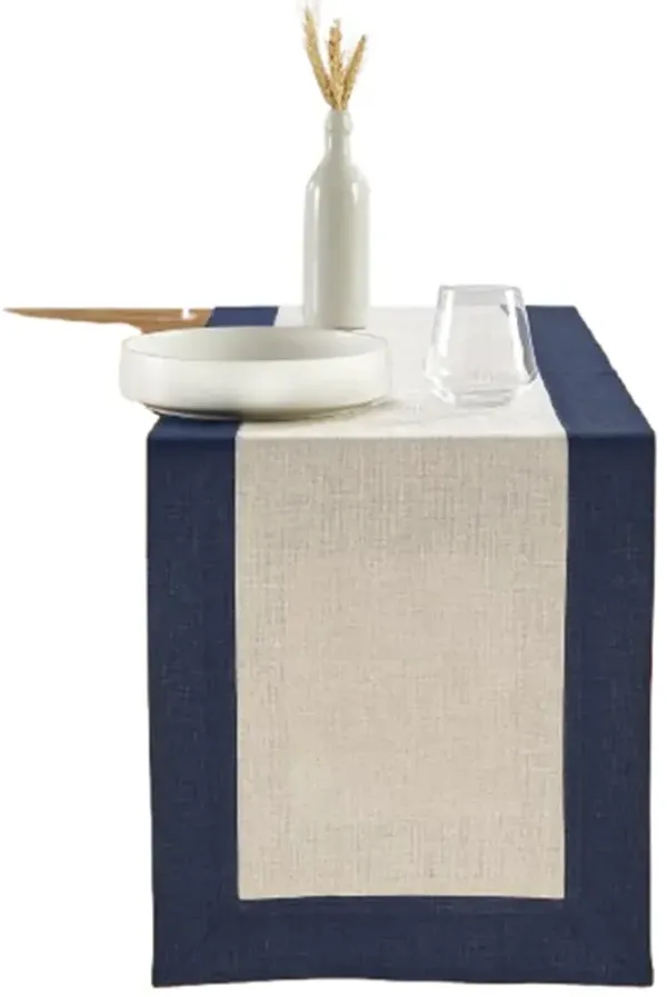 Solino Home 100% Pure Linen Table Runner - Contempo