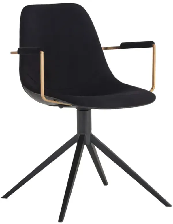 Cassius Swivel Dining Armchair