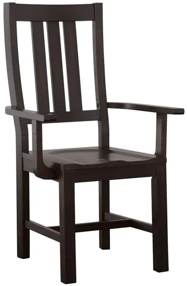 Calandra Slat Back Side Chairs Vintage Java (Set of 2)