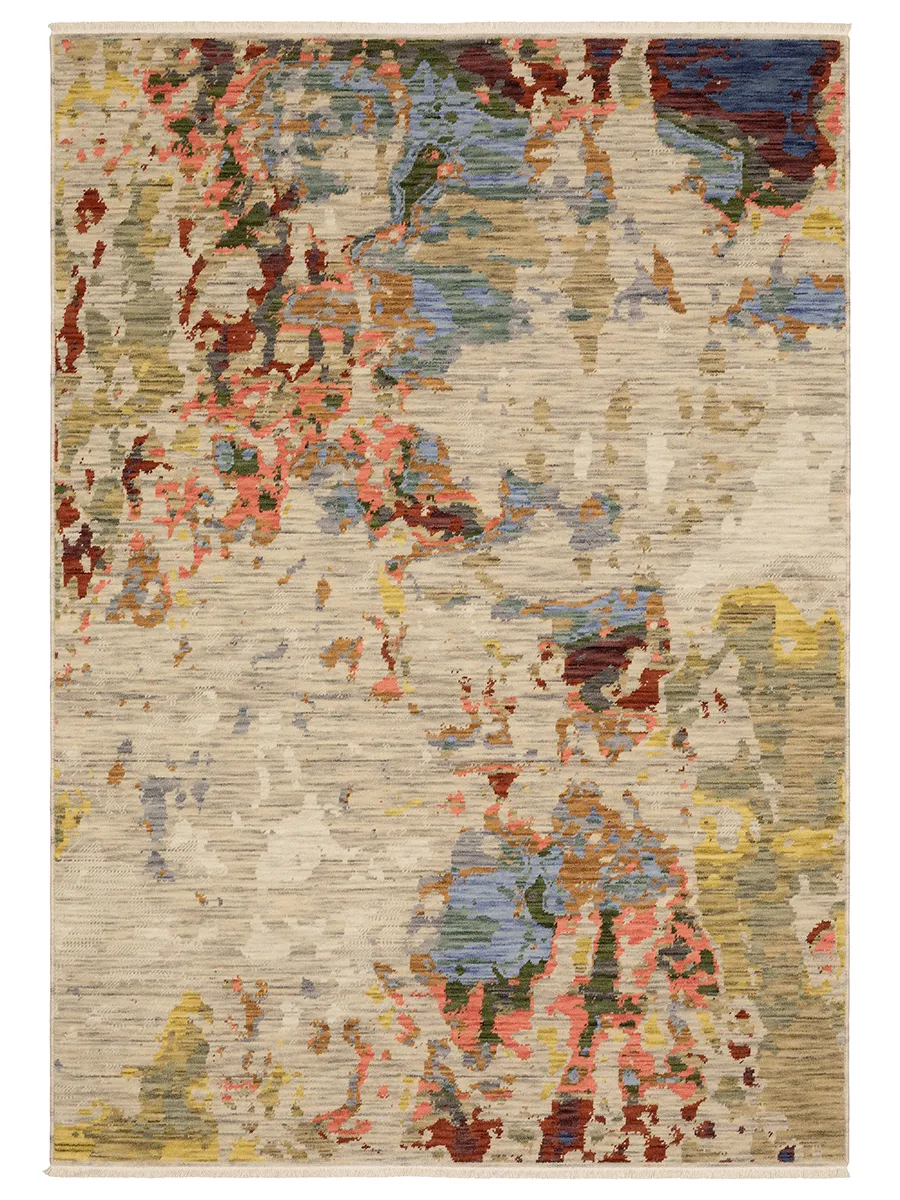 Soleri 5'3" x 7'6" Beige Rug