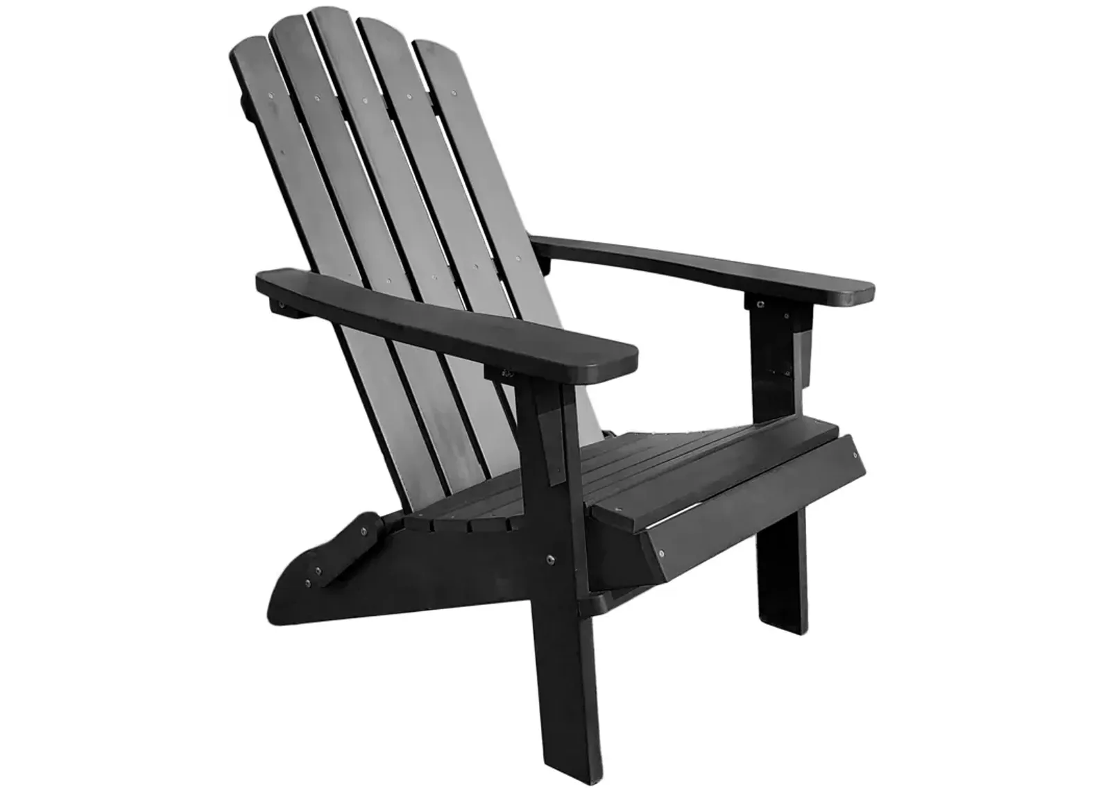 PolyTEAK Folding Adirondack Chair For Fire Pits, Patio, Porch, and Deck, Classic Collection