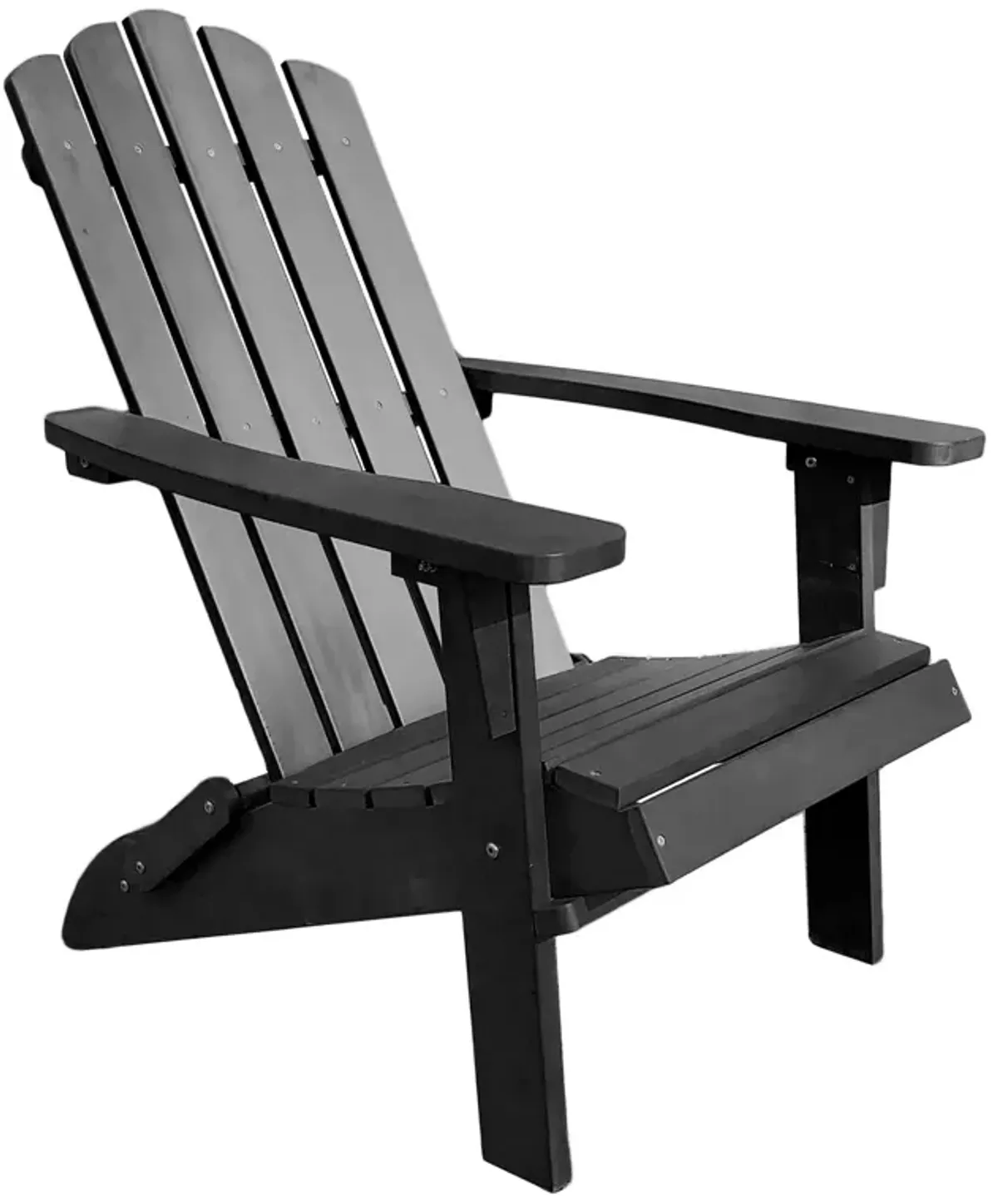 PolyTEAK Folding Adirondack Chair For Fire Pits, Patio, Porch, and Deck, Classic Collection