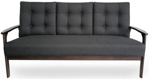 Merax Mid Century Waffle Stitch Tufted Accent Sofa