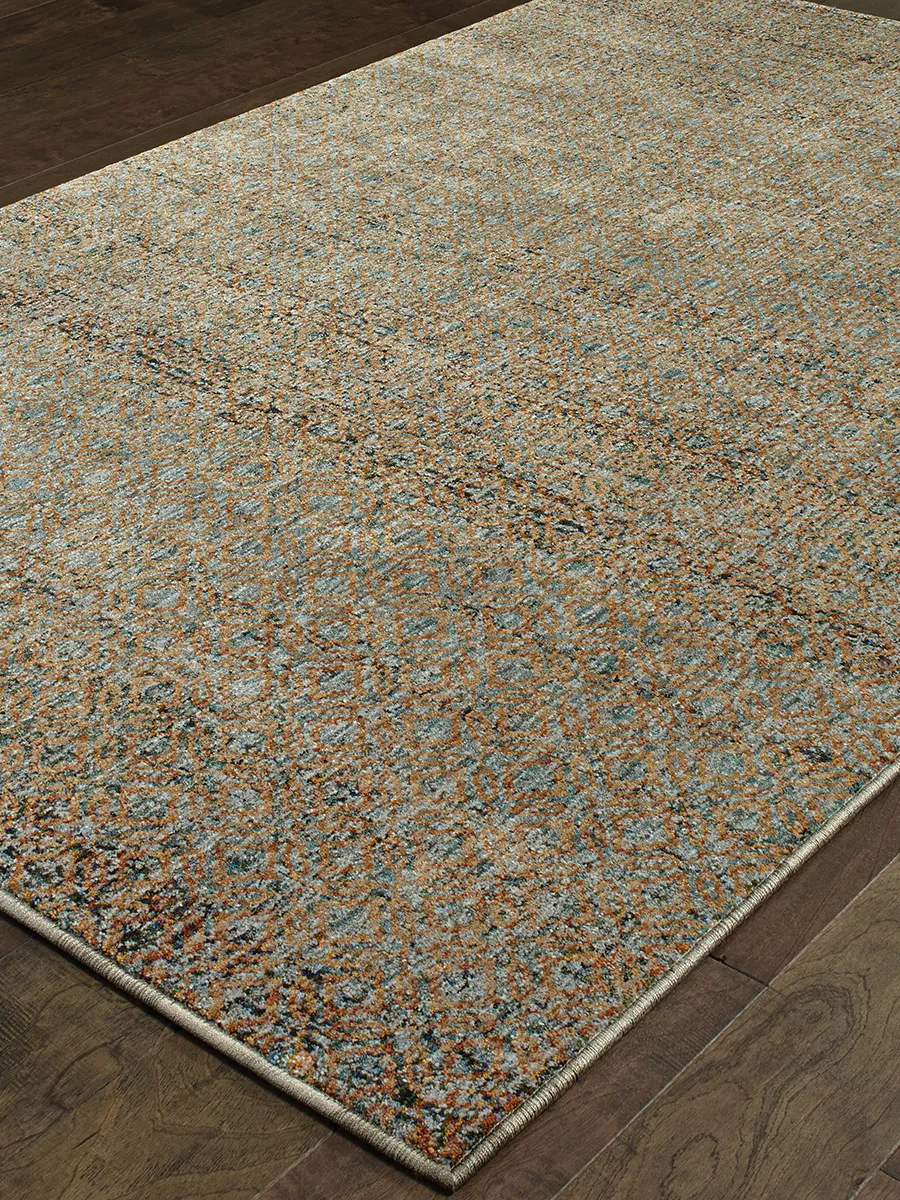 Atlas 1'10" x 3'2" Blue Rug