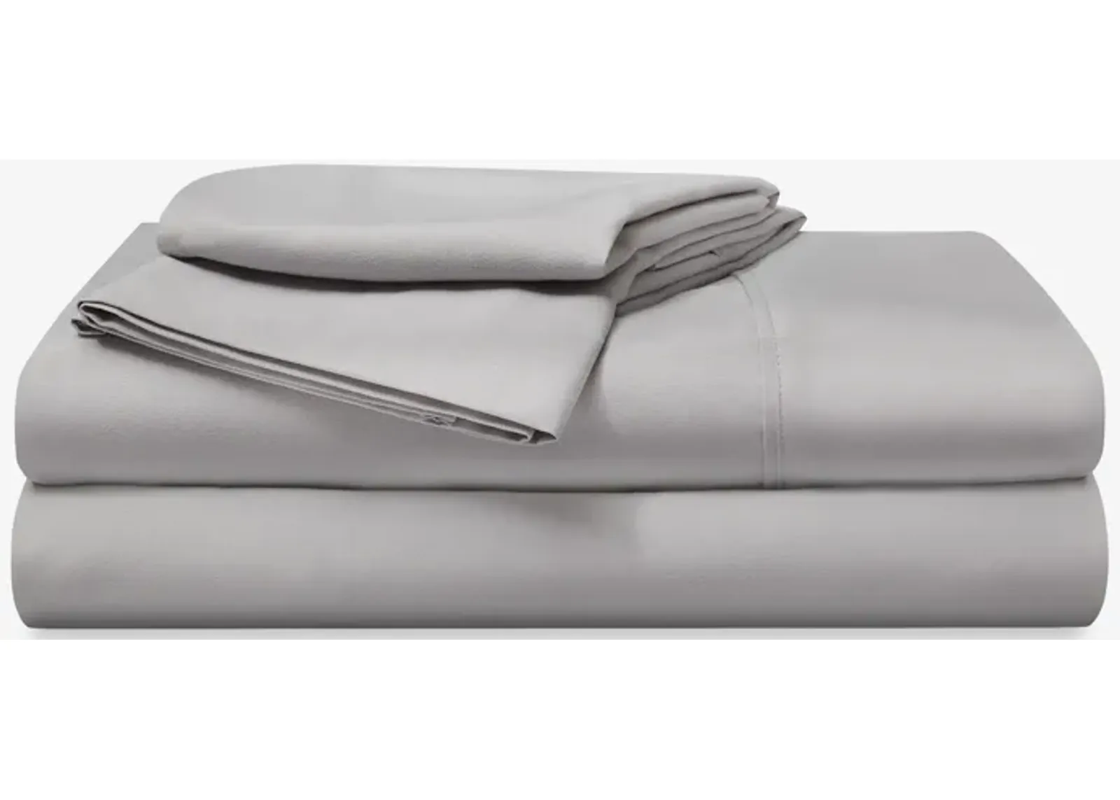 Basic Twin Sheet Set - Light Grey