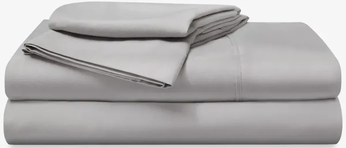 Basic Twin Sheet Set - Light Grey