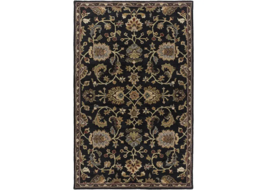 Middleton AWMD-1000 8' Round Black Rug