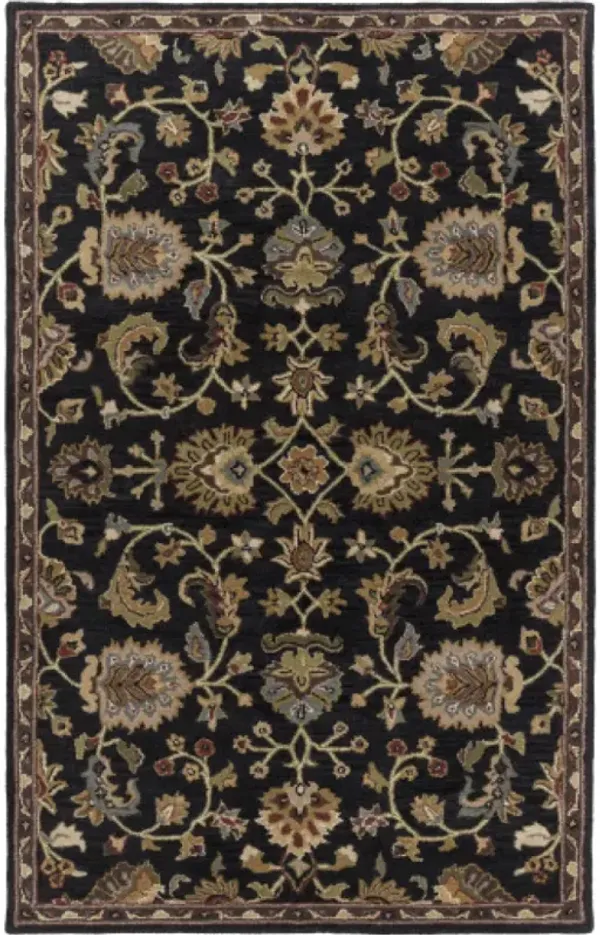 Middleton AWMD-1000 8' Round Black Rug