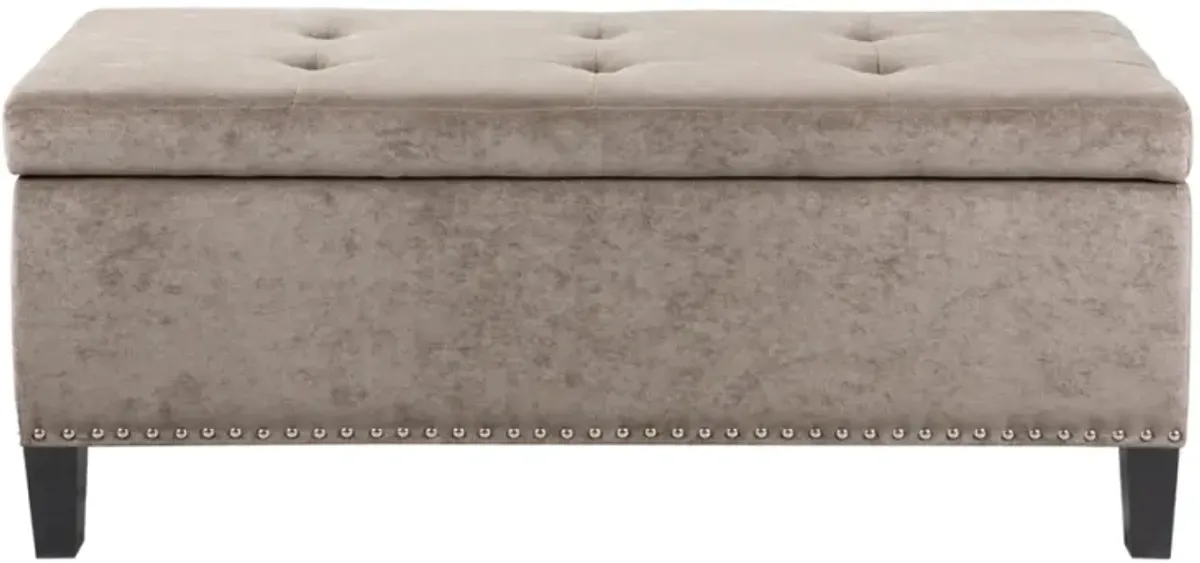 Shandra II Tufted Top Storage Bench