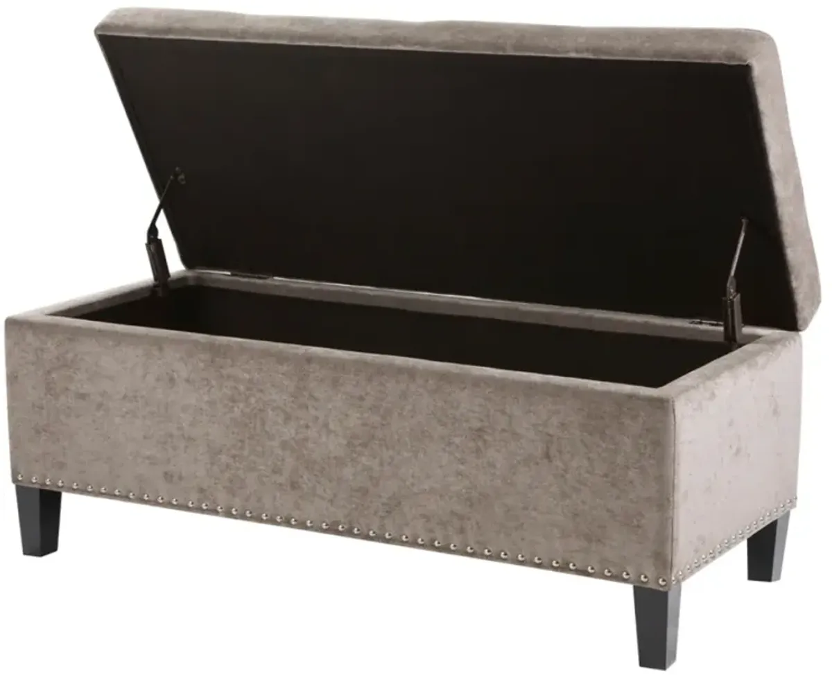 Shandra II Tufted Top Storage Bench