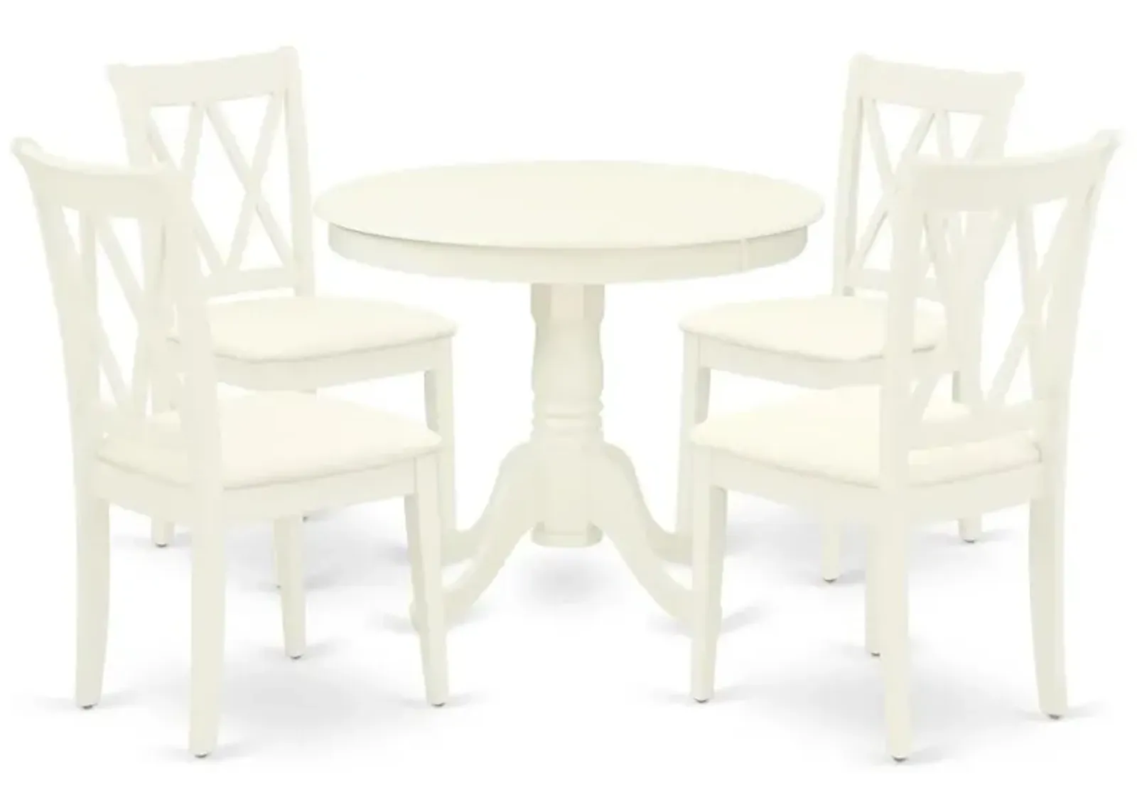 Dining Room Set Linen White