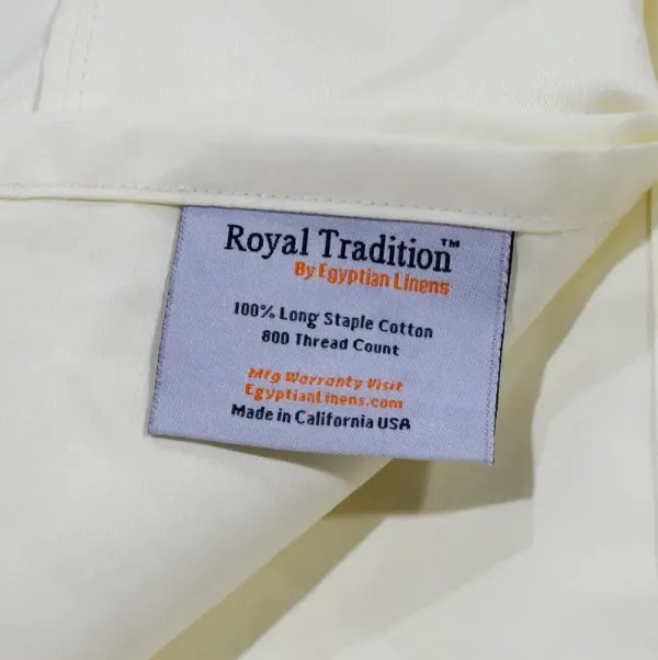 Egyptian Linens - Luxury & Heavyweight 800 Count Cotton Bed Sheets - Made in USA