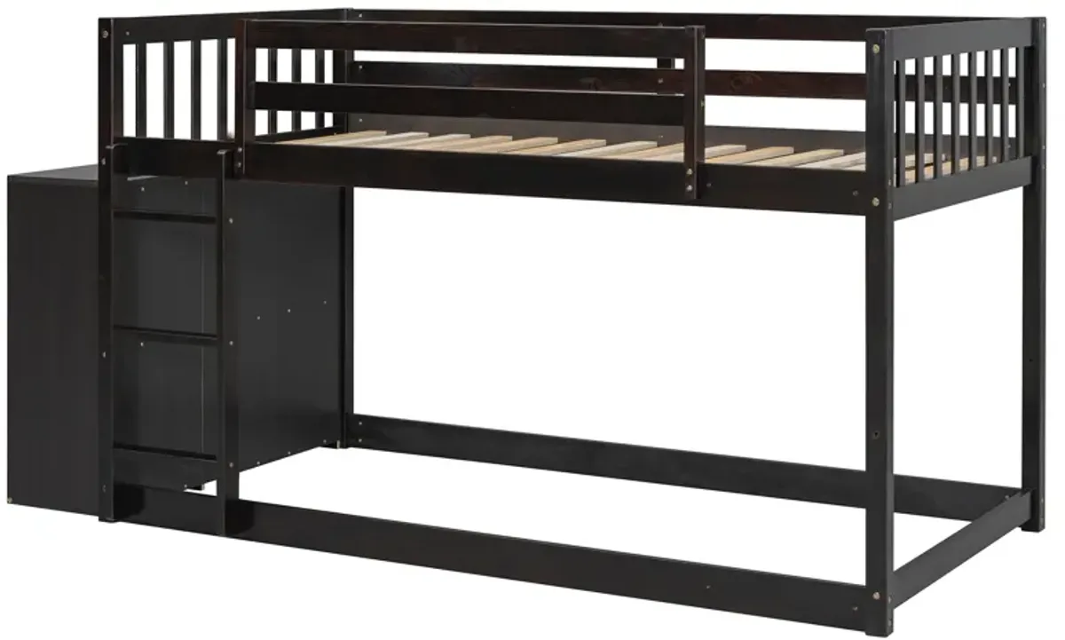 Merax Modern Bunk Bed with 4 Drawers