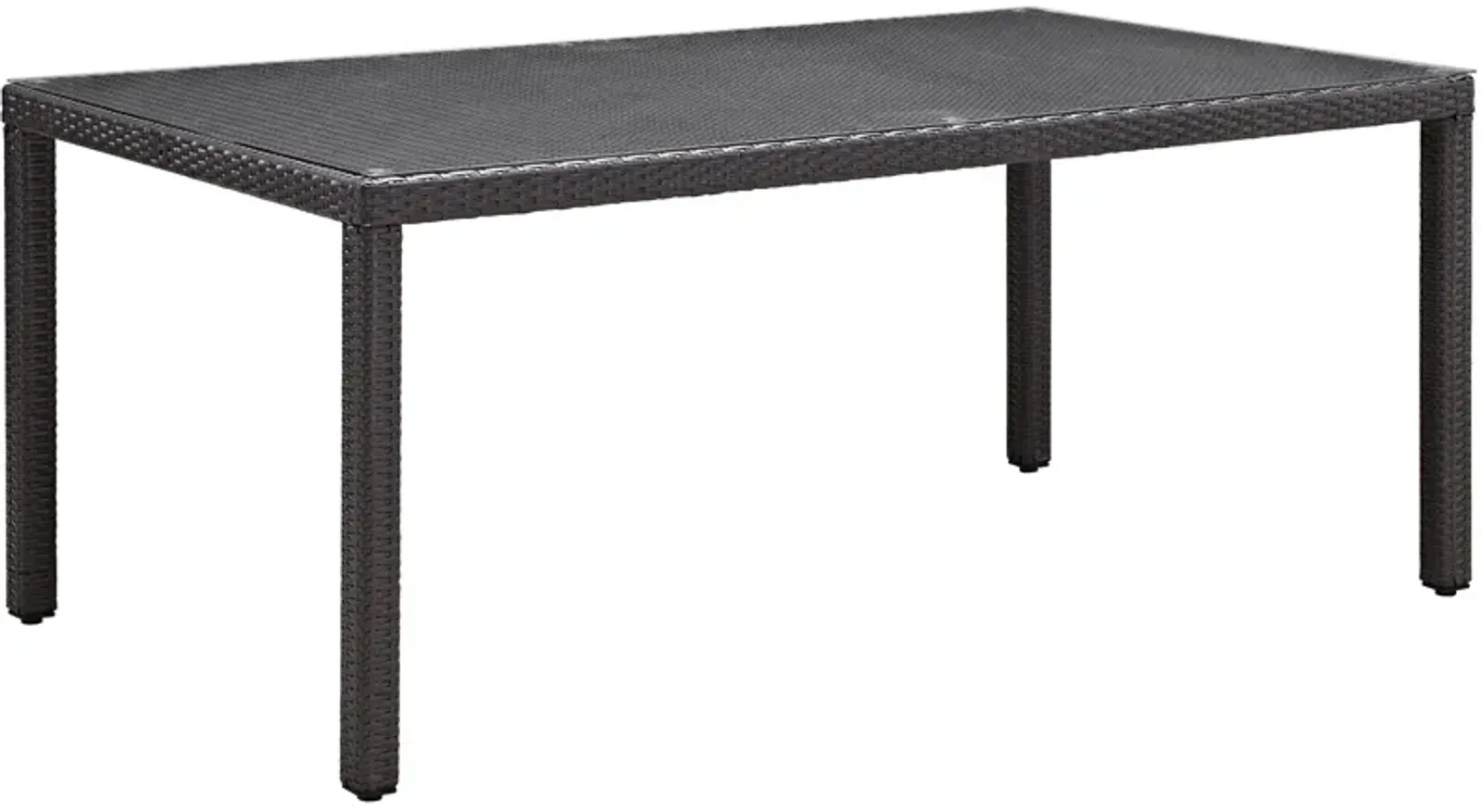 Modway - Convene 70" Outdoor Patio Dining Table Espresso