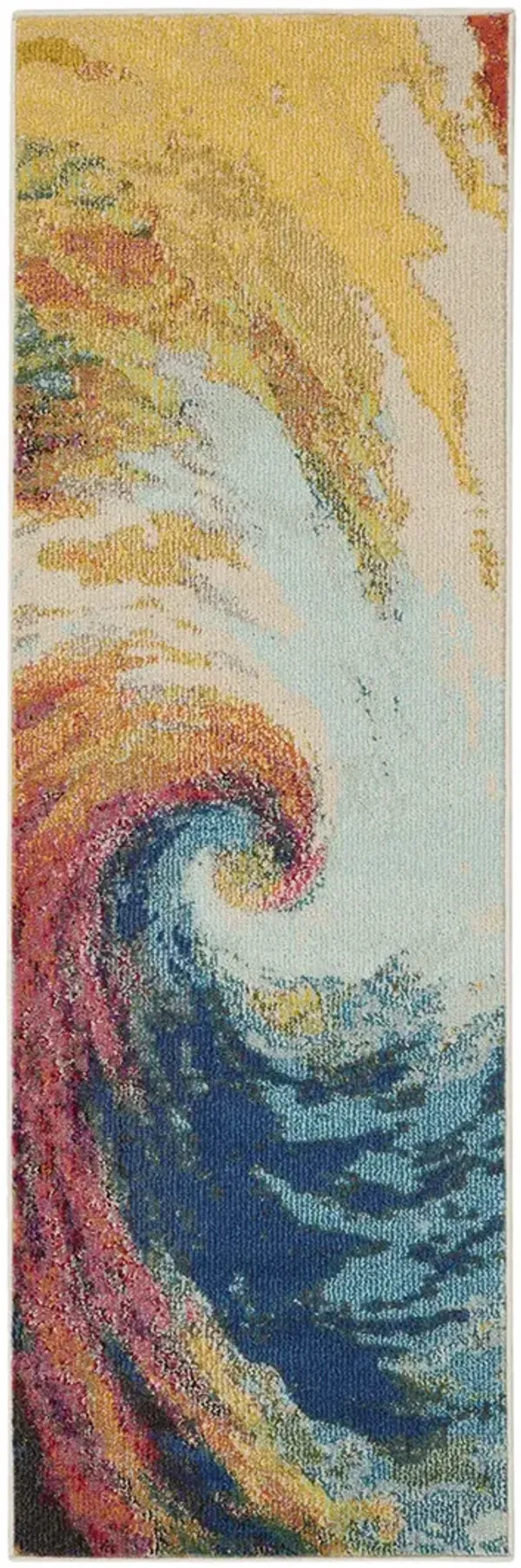 Celestial CES07 Wave 2' x 6' Rug