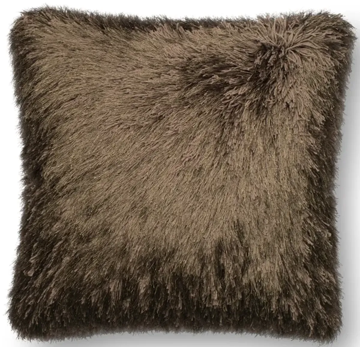 P0245 Brown 22"x22" Poly Pillow
