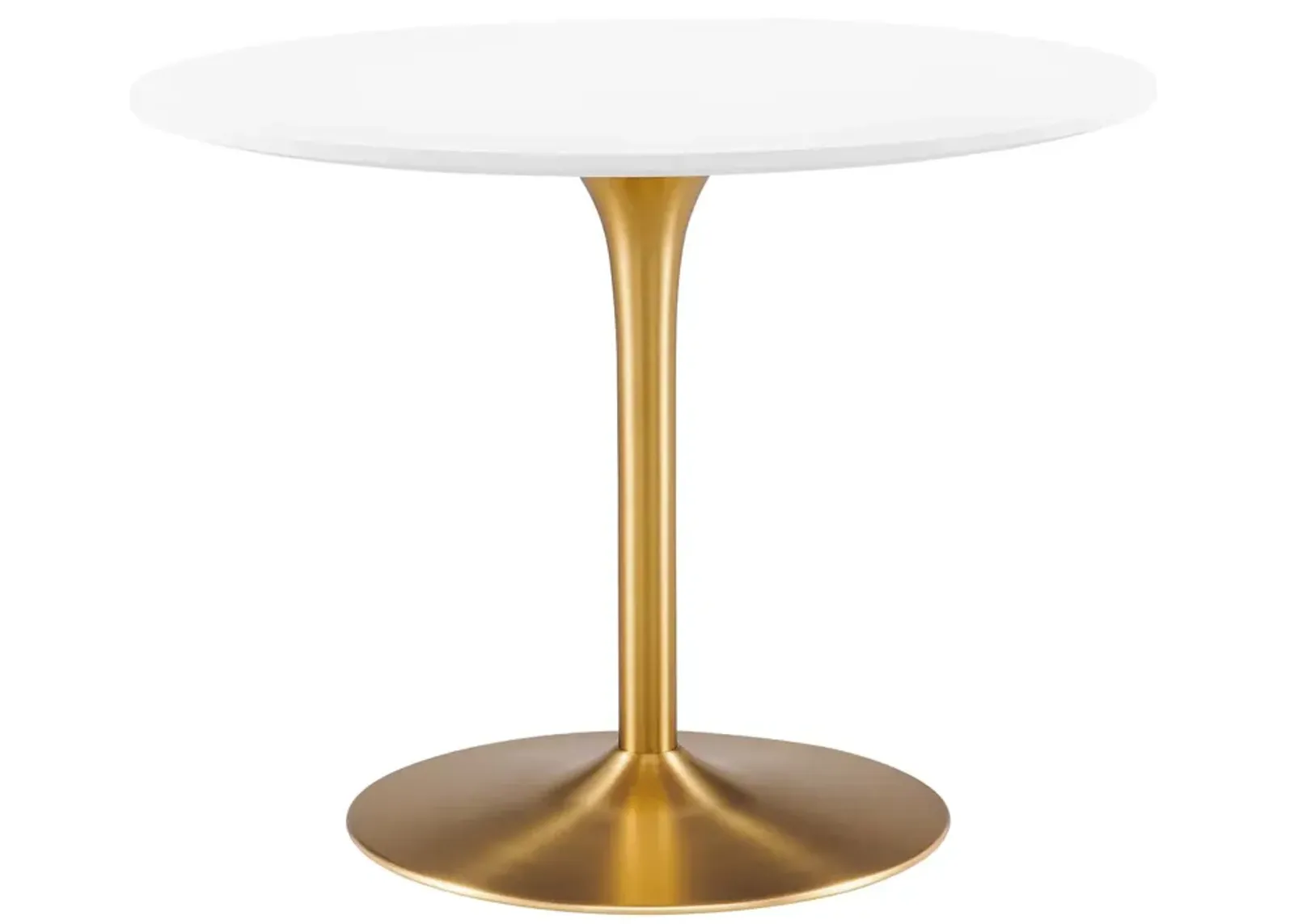 Modway - Pursuit 40" Dining Table White Gold