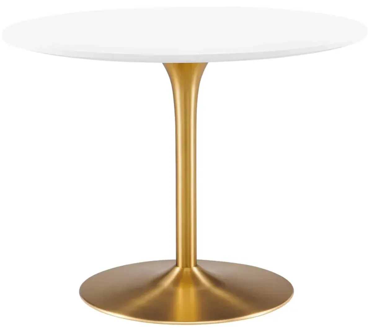 Modway - Pursuit 40" Dining Table White Gold