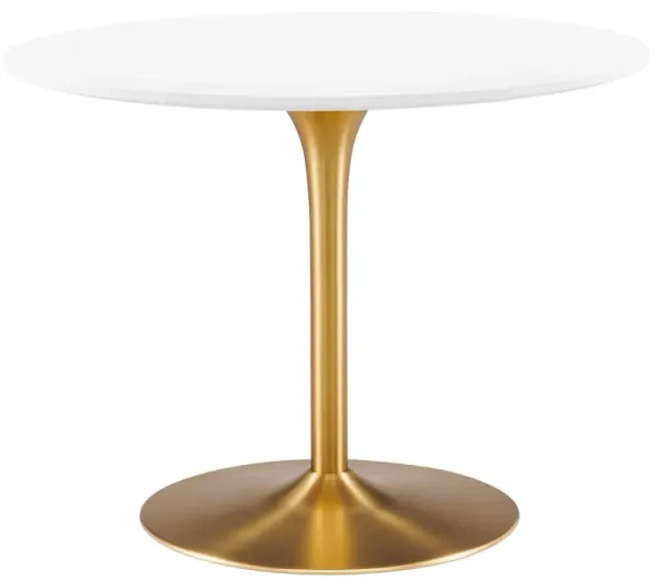 Modway - Pursuit 40" Dining Table White Gold