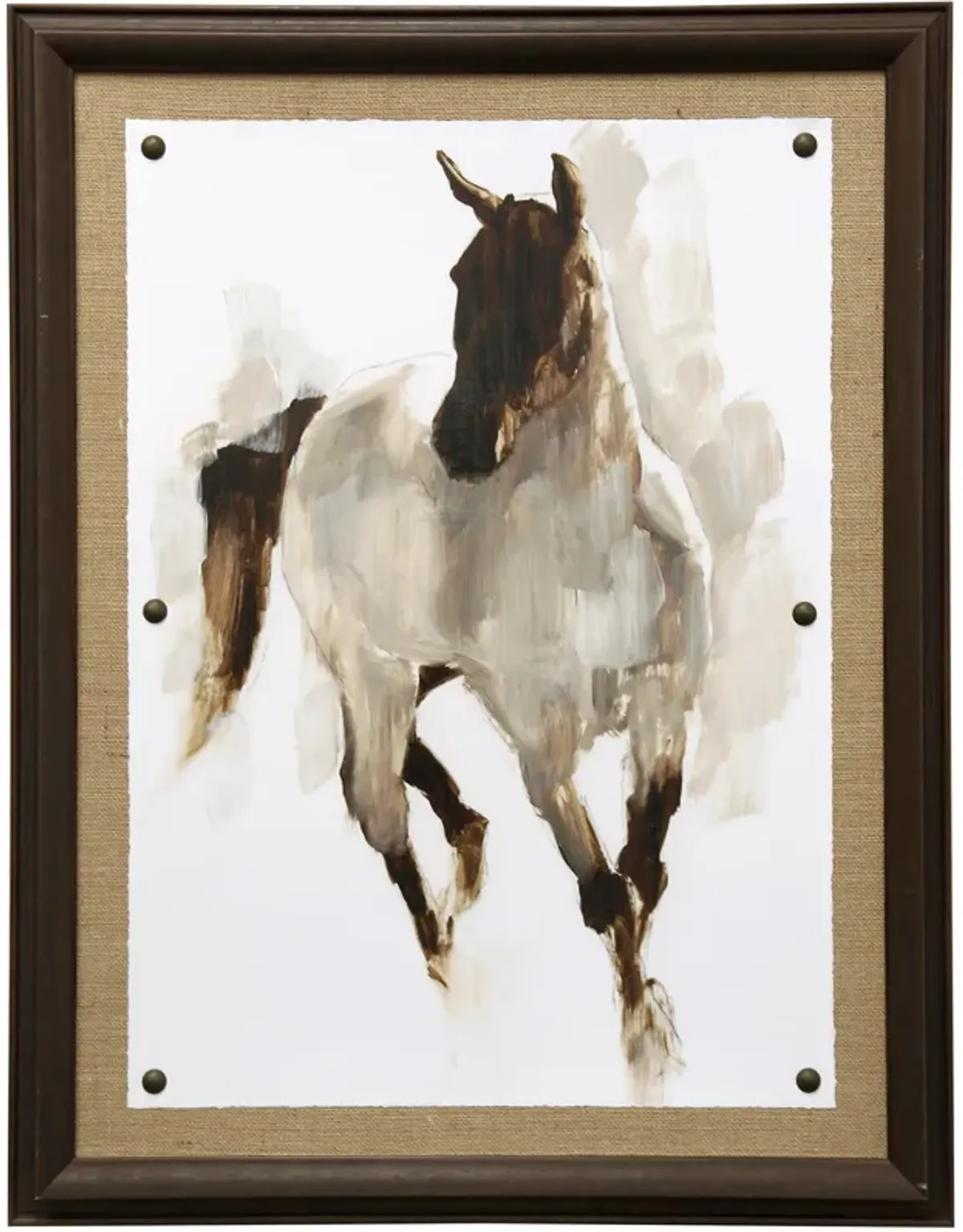 Rustic Horse I Framed Print