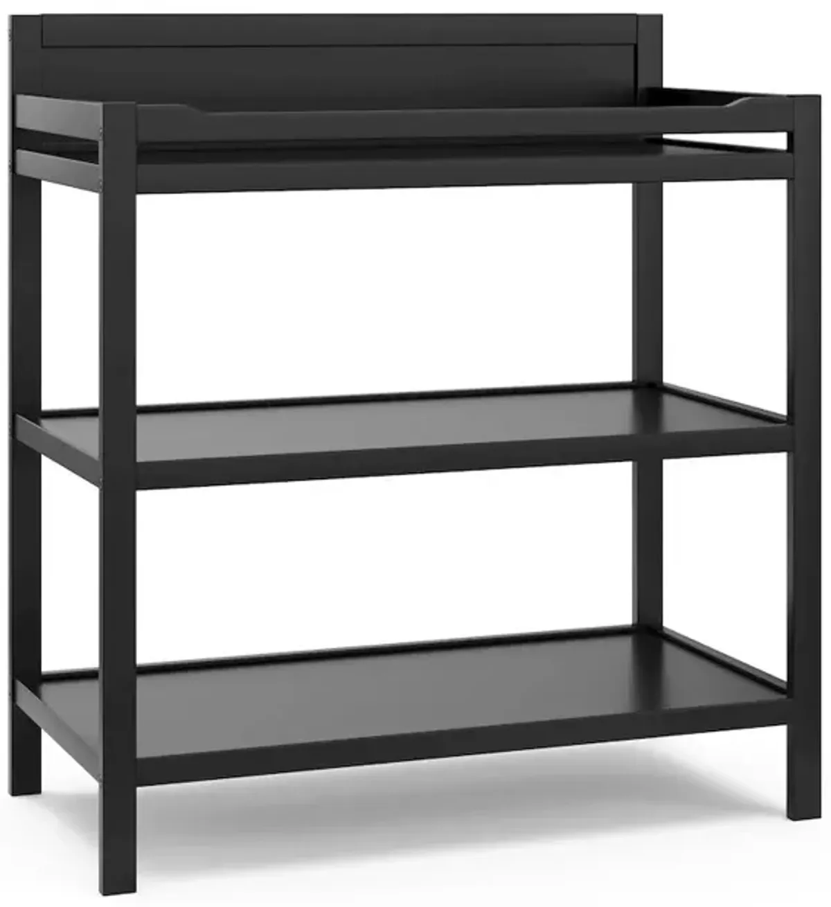 Storkcraft Alpine Changing Table (Black) - Includes Water Resistant Changing Pad