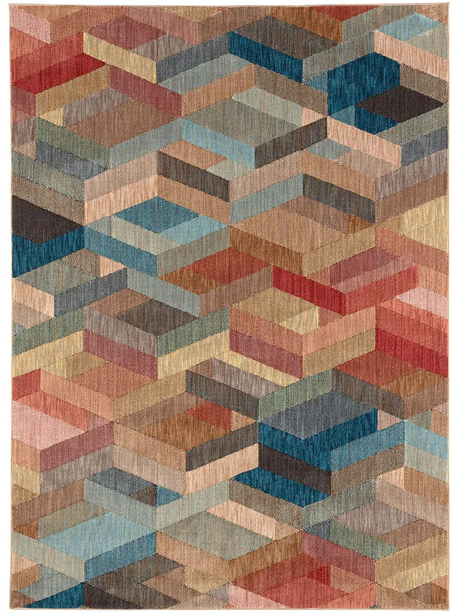 Elements Ignite Multi 5' 3" X 7' 10" Rug