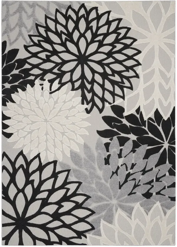 Aloha ALH05 Black/White 3'6" x 5'6" Rug