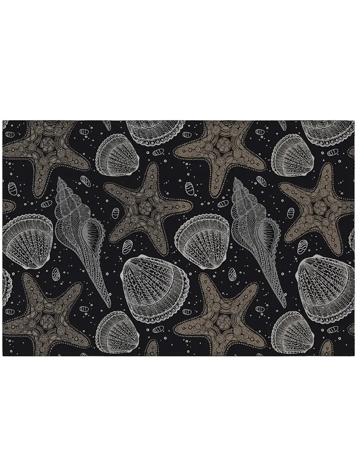 Seabreeze SZ4 Black 20" x 30" Rug