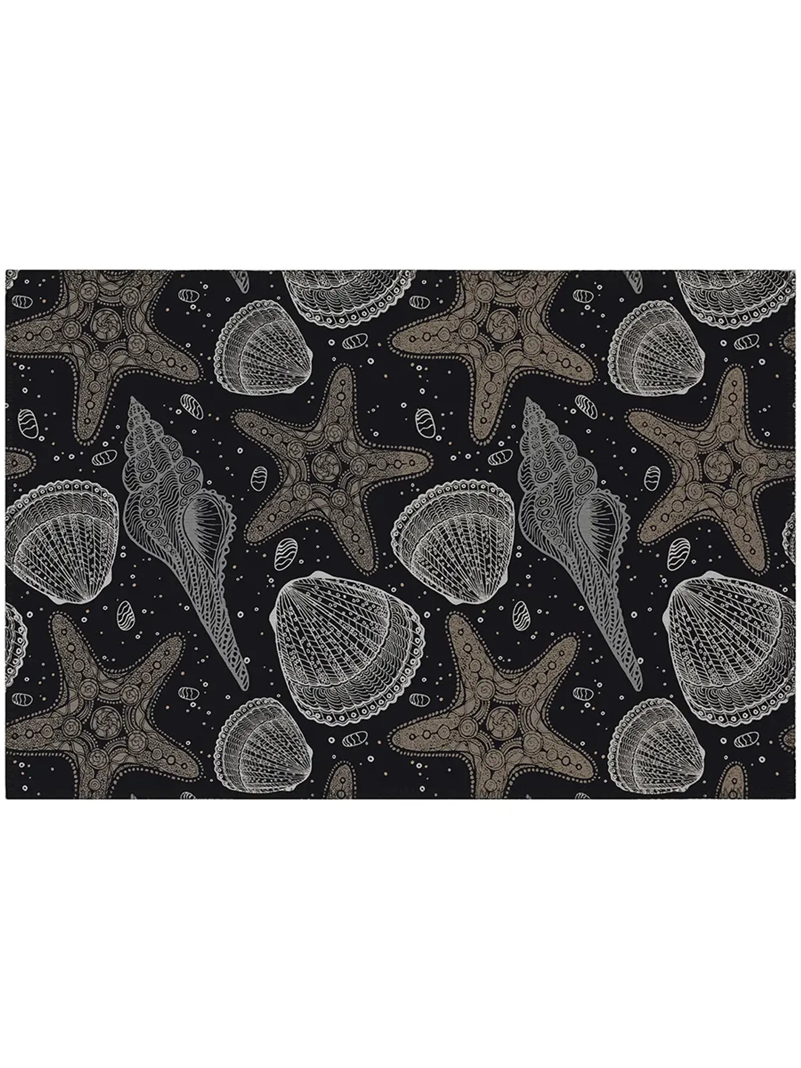 Seabreeze SZ4 Black 20" x 30" Rug