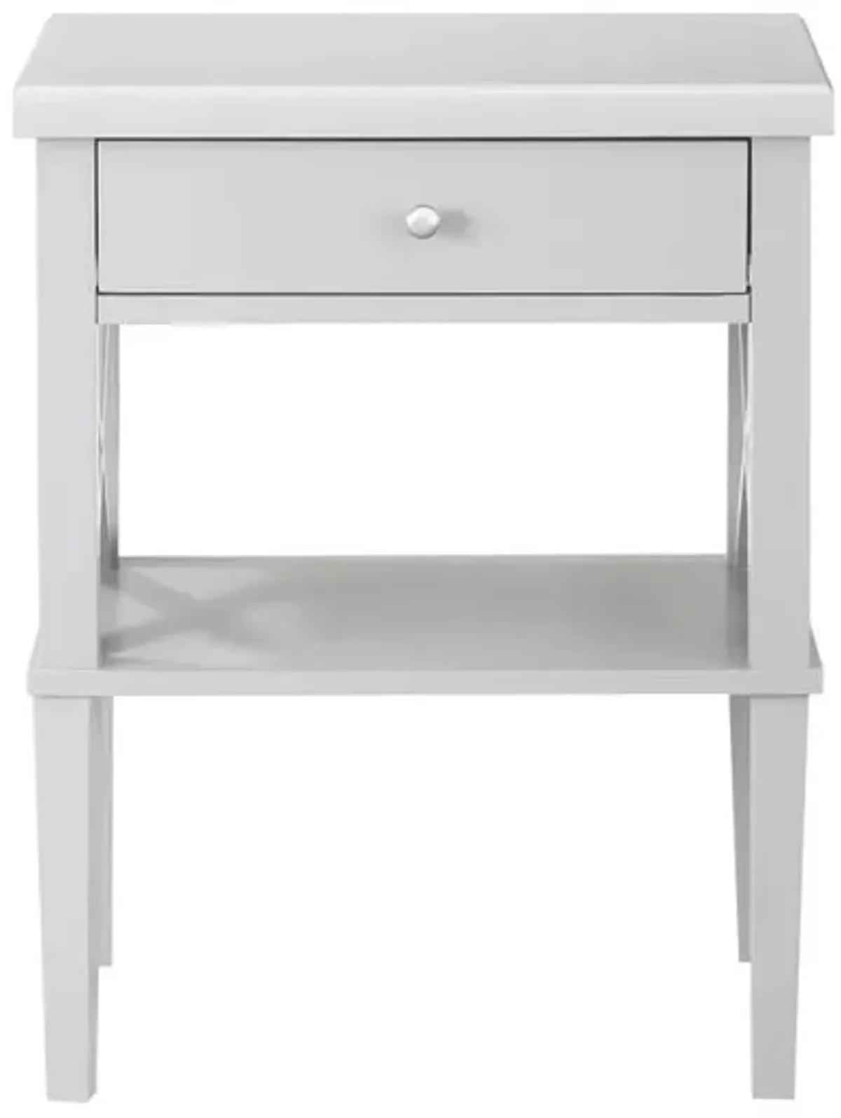 Marta Dove Gray Nightstand