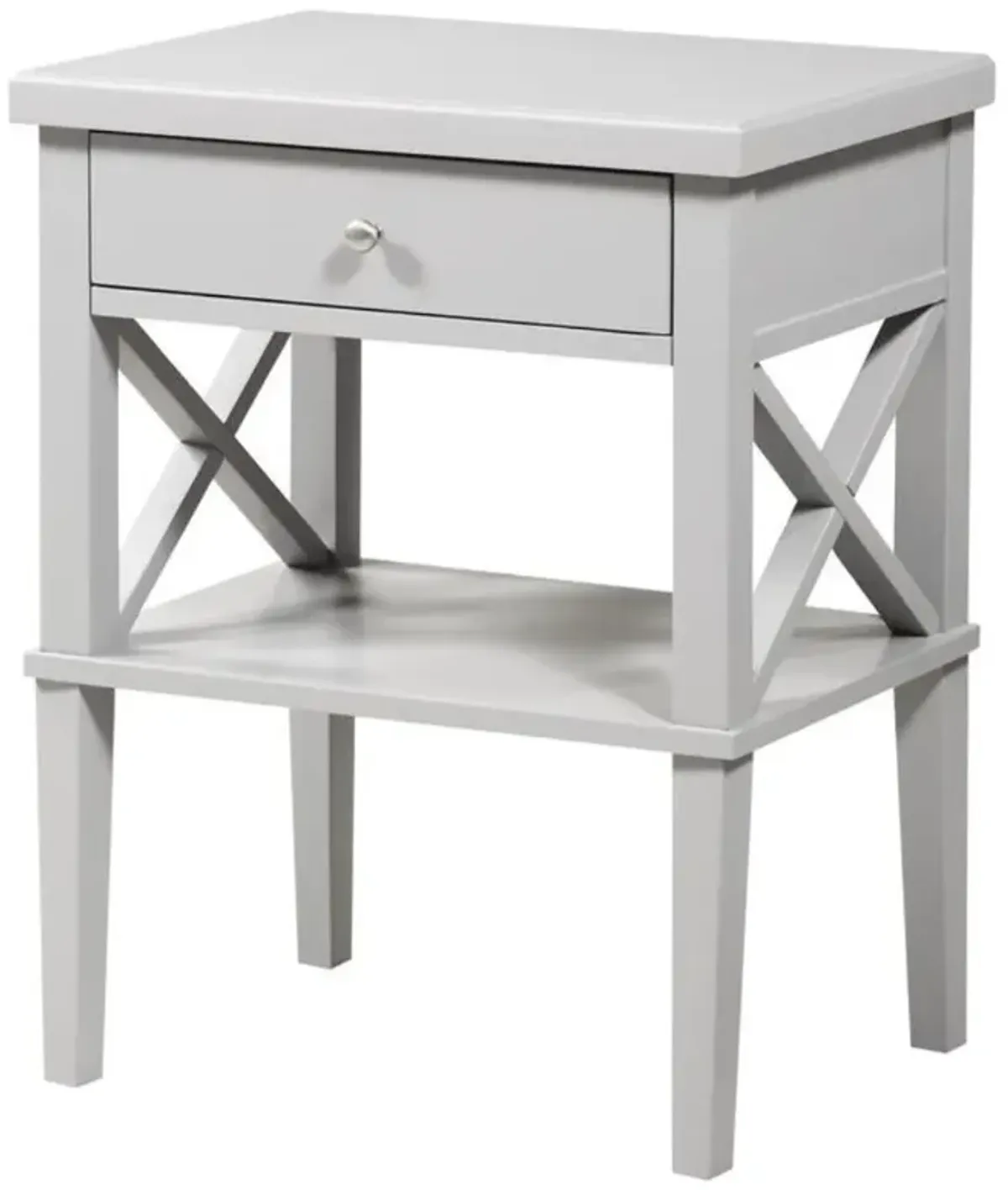 Marta Dove Gray Nightstand