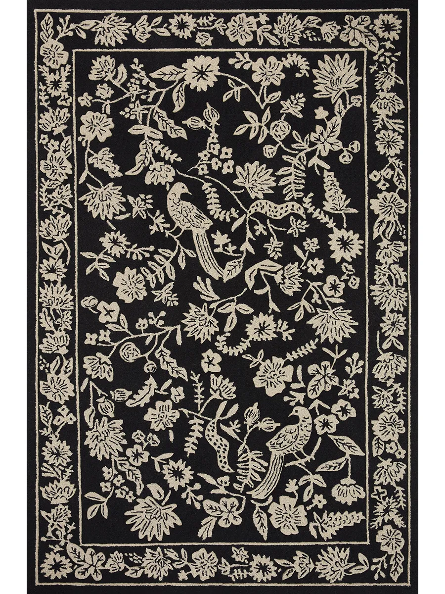 Arboretum ARB01 Black 7'9" x 9'9" Rug