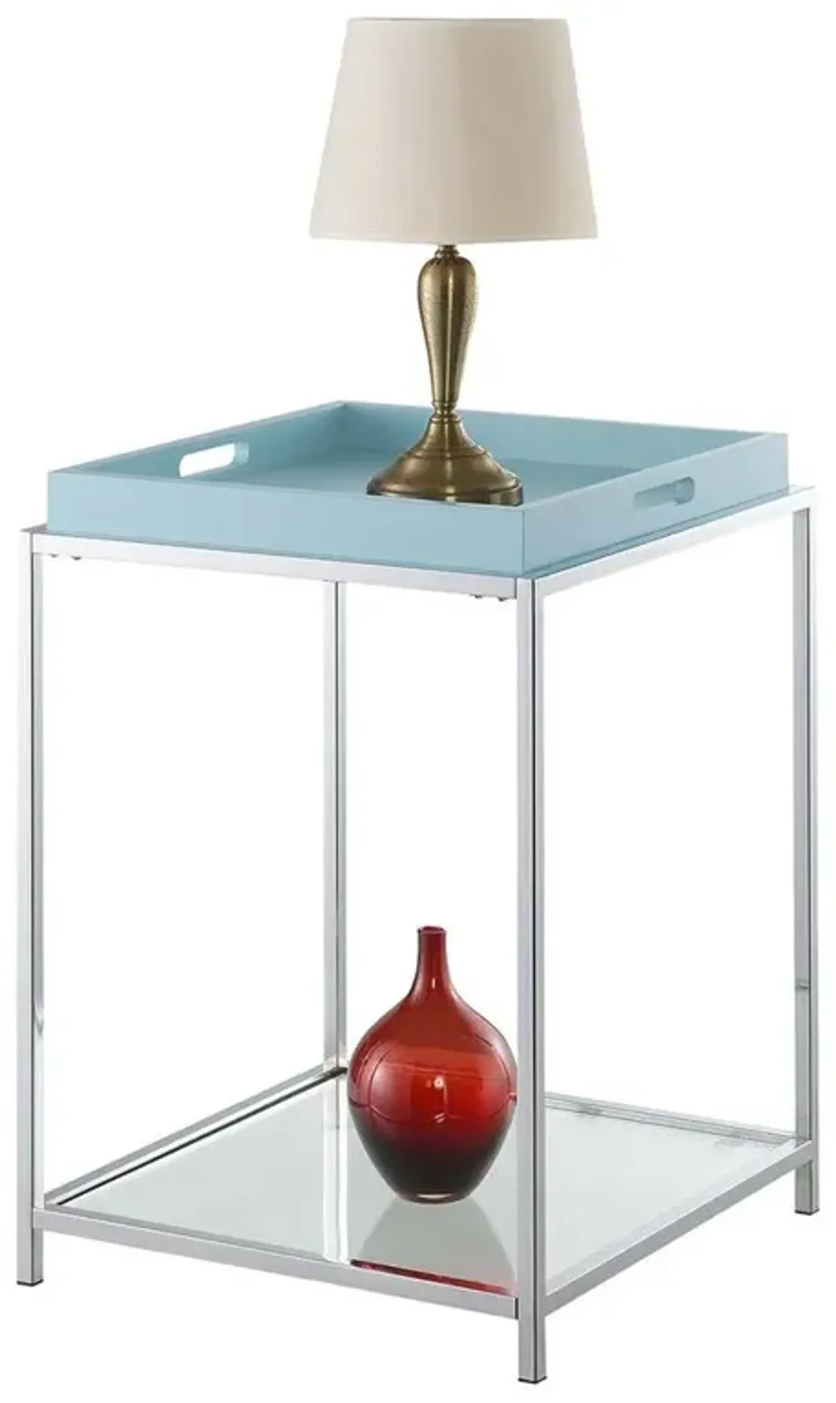 Convenience Concepts Palm Beach End Table, Sea Foam