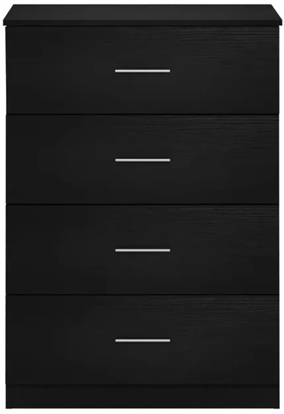 Furinno Tidur Simple Design 4-Drawer Dresser with Handle, Americano