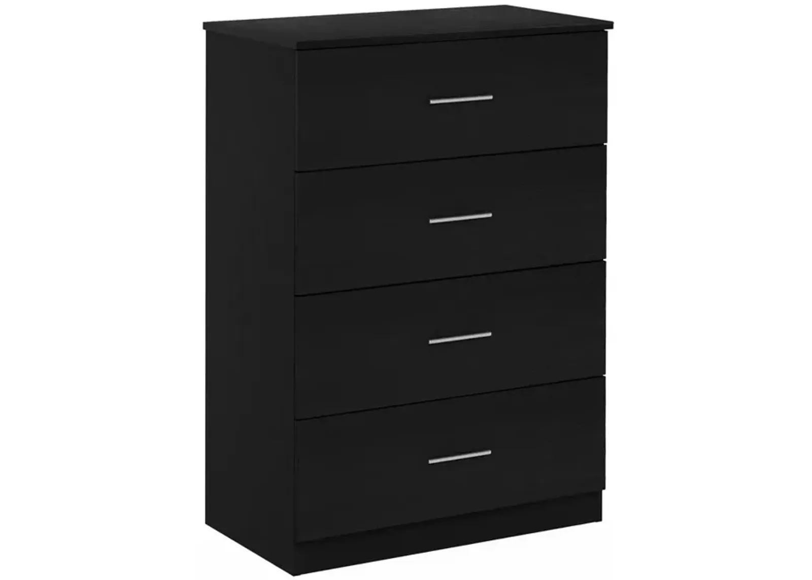 Furinno Tidur Simple Design 4-Drawer Dresser with Handle, Americano