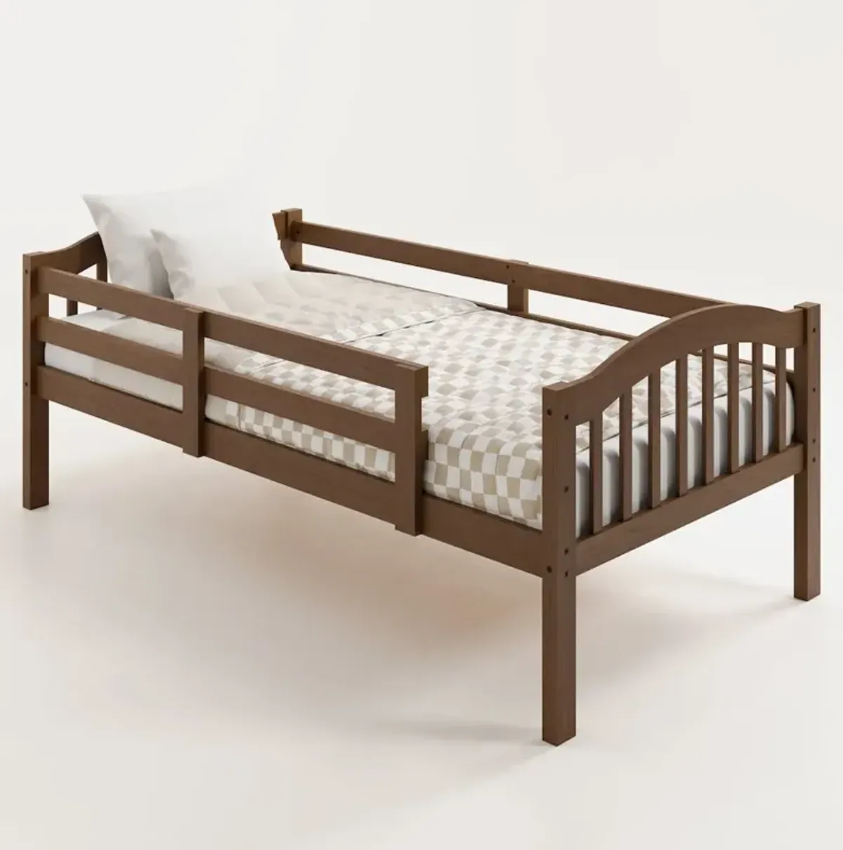 Storkcraft Long Horn Twin-Over-Twin Bunk Bed (Hazelnut)