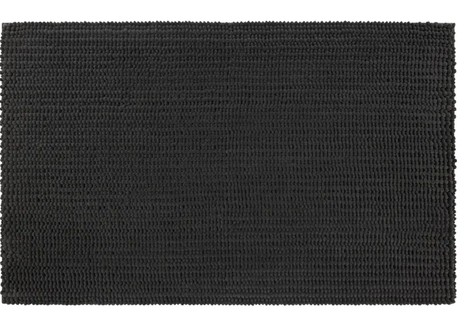 Homespun Noodle Charcoal 1' 8" x 2' 10" Bath Mat