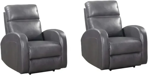 Parker Living Devin - Pebble Grey Power Recliner Two Pack