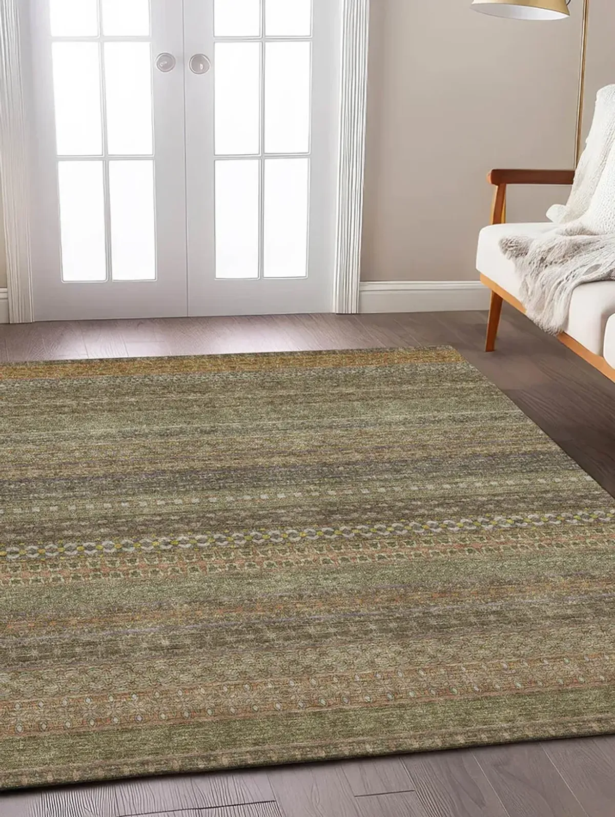 Trevi TV3 Khaki 2'3" x 7'6" Rug